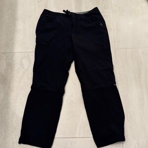 Mountain Hardwear Black Convertible Cargo Pants